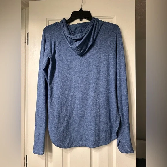 Athleta Uptempo Hoodie Blue- XS - Picture 5 of 8